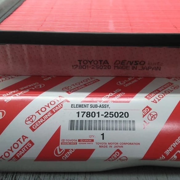 Toyota 17801-25020 Air filter 1780125020