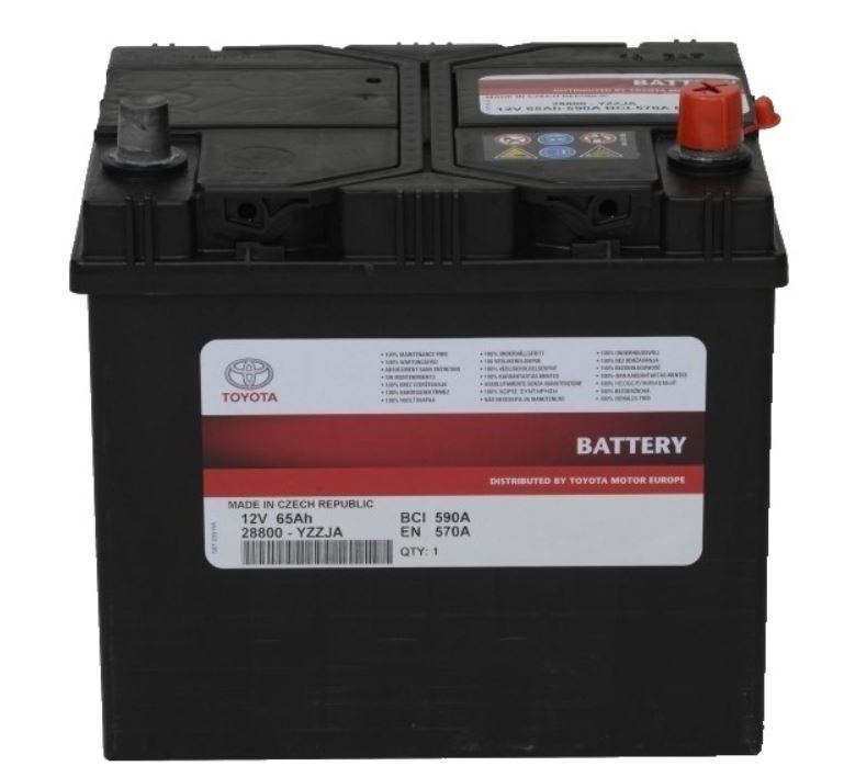 Toyota 28800-YZZJA Battery Toyota 12V 65AH 580A(EN) R+ 28800YZZJA