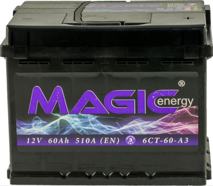 MAGIC ENERGY MGT060-M00 Battery MAGIC ENERGY 12V 60AH 540A(EN) R+ MGT060M00