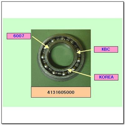 Ssang Yong 4131605000 Wheel bearing 4131605000