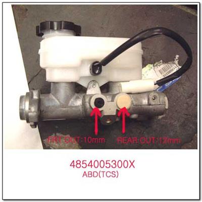 Ssang Yong 48540-05300X Brake Master Cylinder 4854005300X