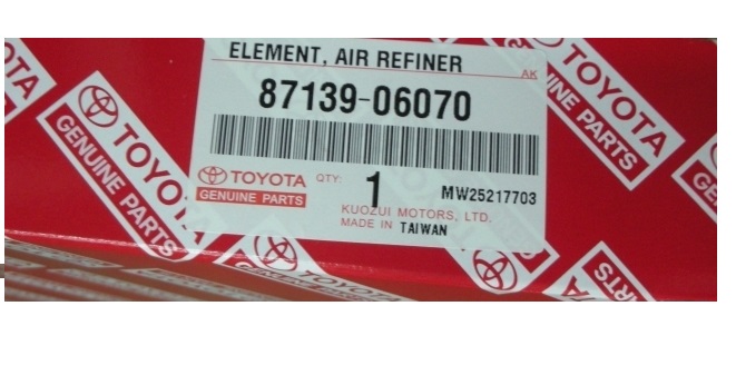 Toyota 87139-06070 Filter, interior air 8713906070