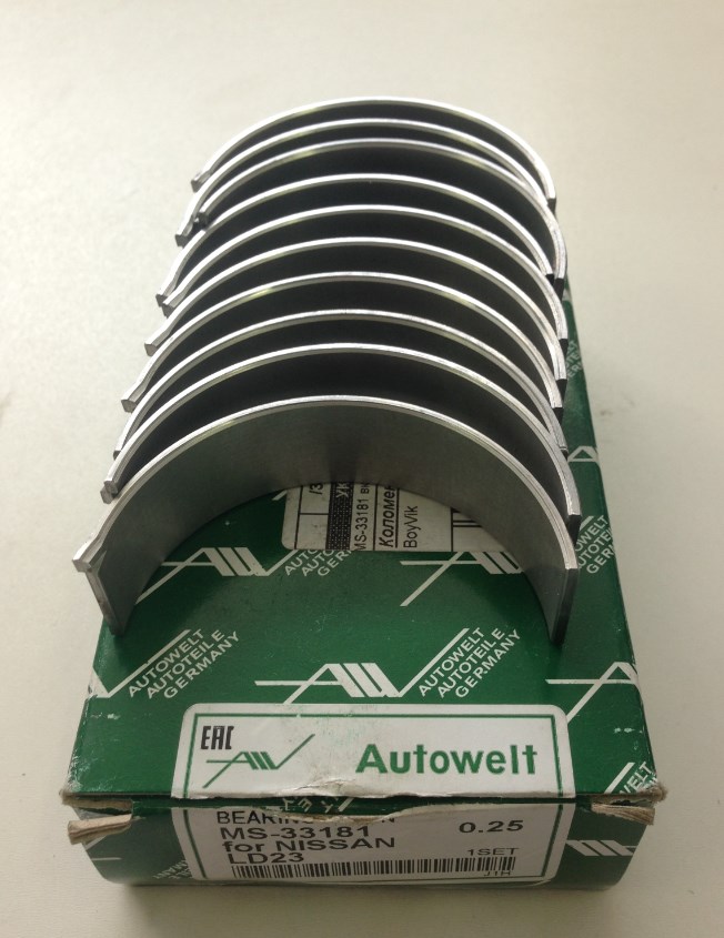 Autowelt MS-33181 BEARING,CRANKSHAFT, 0,25mm MS33181