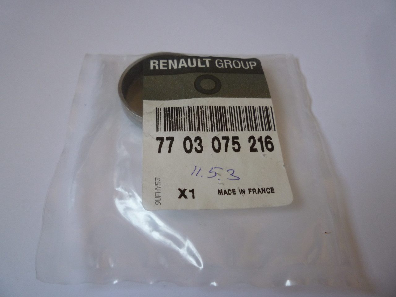PLUG-BLIND Renault 77 03 075 216