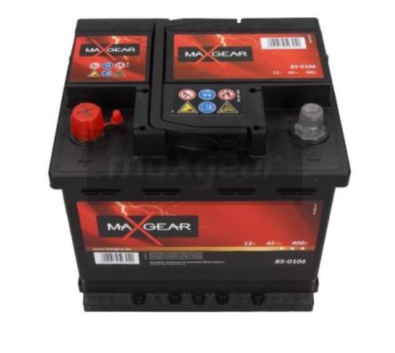 Maxgear 545413040 Battery Maxgear 12V 45AH 400A(EN) R+ 545413040