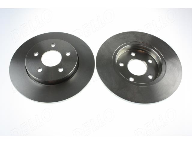 AutoMega 120009410 Rear brake disc, non-ventilated 120009410