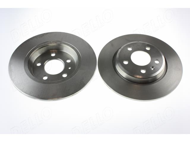 AutoMega 120017910 Rear brake disc, non-ventilated 120017910