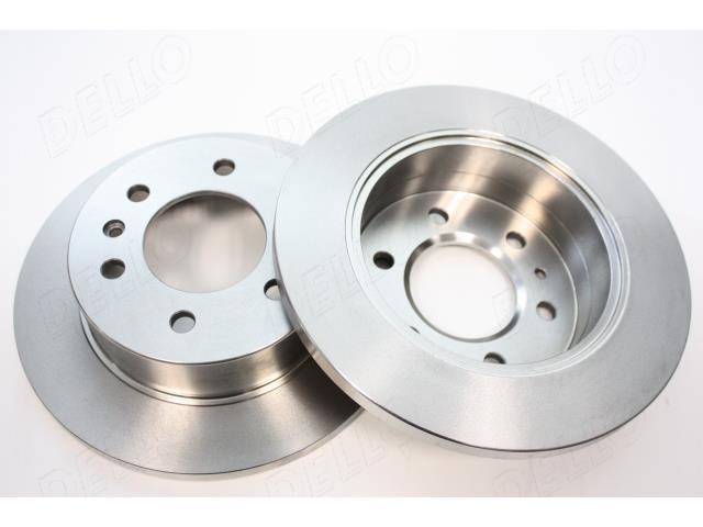 AutoMega 120037910 Rear brake disc, non-ventilated 120037910