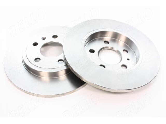 AutoMega 120039210 Rear brake disc, non-ventilated 120039210
