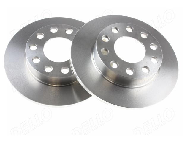 AutoMega 120039310 Rear brake disc, non-ventilated 120039310