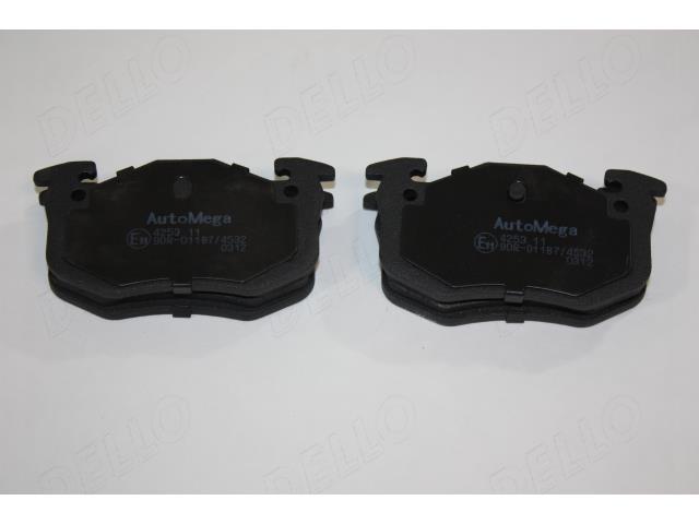 AutoMega 120056310 Brake Pad Set, disc brake 120056310
