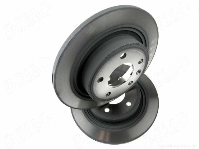 AutoMega 120068710 Rear brake disc, non-ventilated 120068710