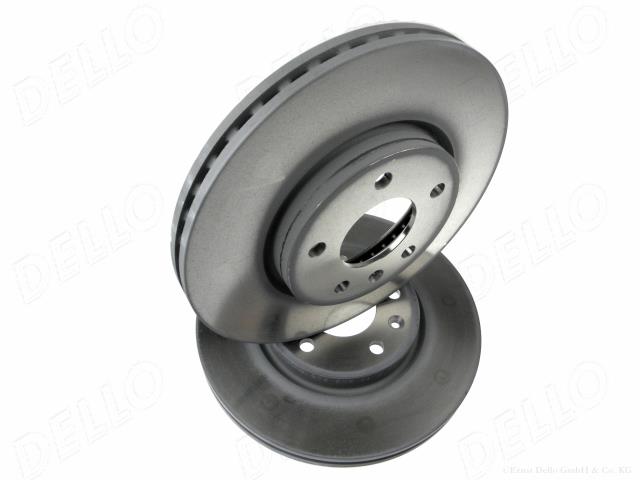 AutoMega 120071610 Front brake disc ventilated 120071610