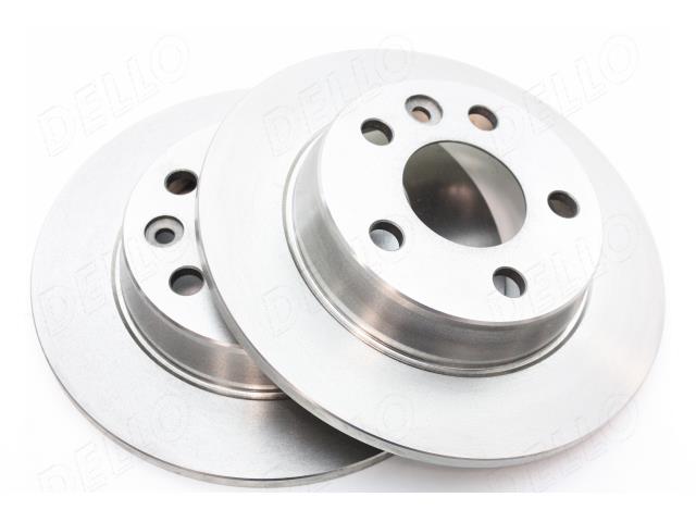 AutoMega 120008710 Rear brake disc, non-ventilated 120008710