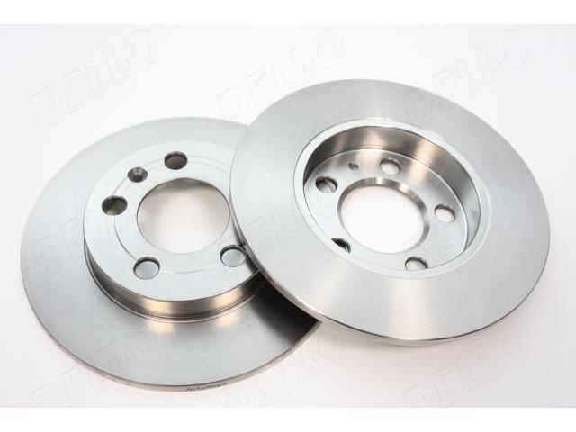 AutoMega 120037010 Rear brake disc, non-ventilated 120037010