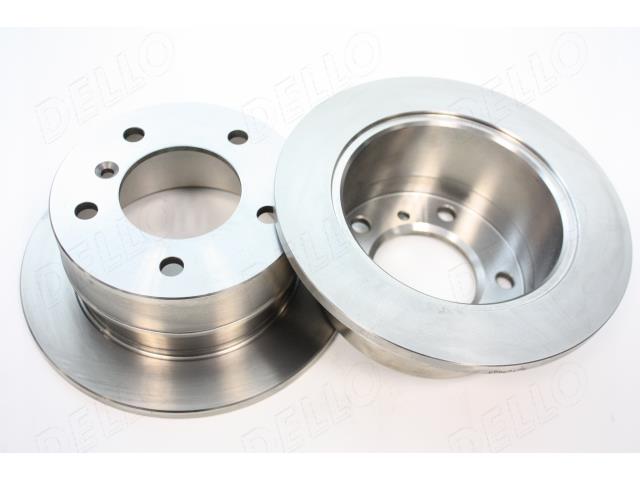 AutoMega 120037510 Rear brake disc, non-ventilated 120037510