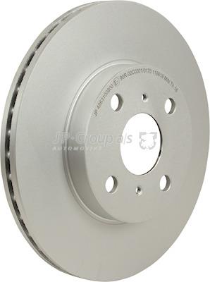 Front vented brake disc Jp Group 4863100800