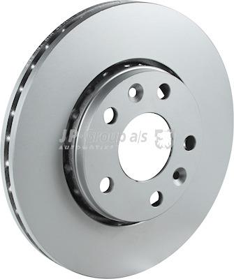 Front vented brake disc Jp Group 4363101700