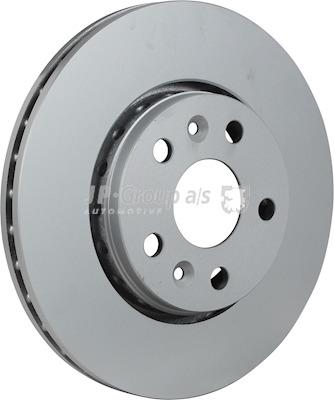 Front brake disc ventilated Jp Group 4363101600