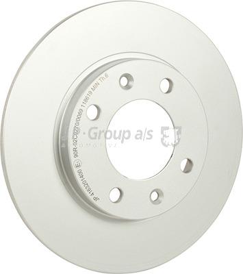 Rear brake disc, non-ventilated Jp Group 4163201400