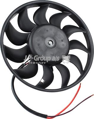 Hub, engine cooling fan wheel Jp Group 1199103080