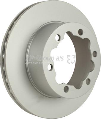 Rear ventilated brake disc Jp Group 1163207300