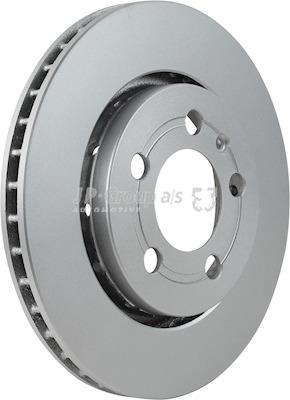 Rear ventilated brake disc Jp Group 1163207000
