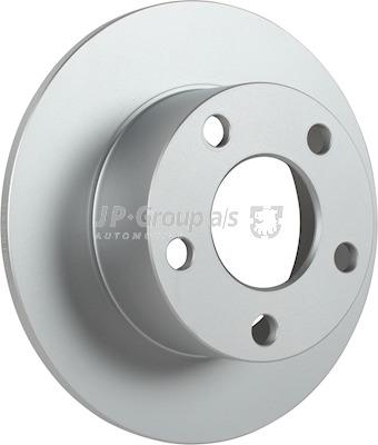 Rear brake disc, non-ventilated Jp Group 1163206300