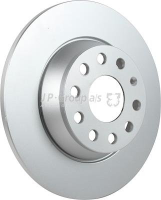 Rear brake disc, non-ventilated Jp Group 1163205900
