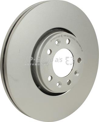 Front brake disc ventilated Jp Group 4163101800