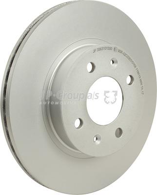 Front brake disc ventilated Jp Group 3563101300