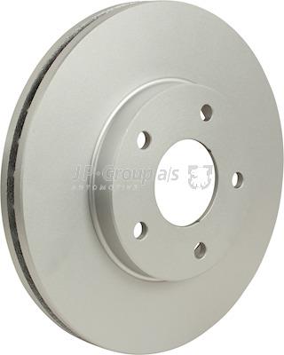 Front vented brake disc Jp Group 4063100700