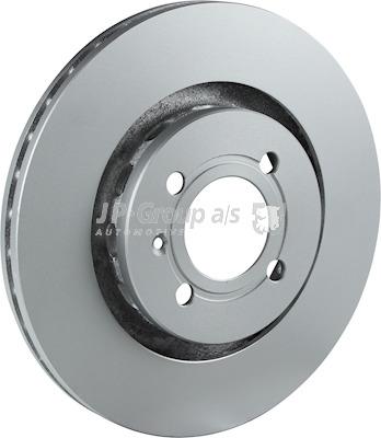 Front brake disc ventilated Jp Group 1163110800