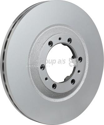 Front brake disc ventilated Jp Group 1263103100