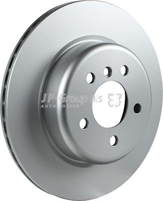 Rear ventilated brake disc Jp Group 1463205300