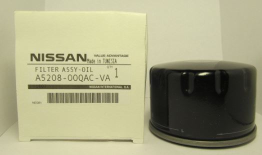Nissan A5208-00QACVA Oil Filter A520800QACVA