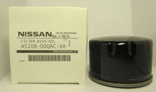 Nissan A5208-00QACVA Oil Filter A520800QACVA A520800QACVA Nissan Oil Filter