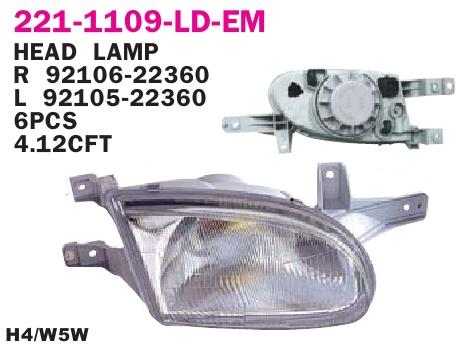 Depo 221-1109R-LD-E Headlight right 2211109RLDE
