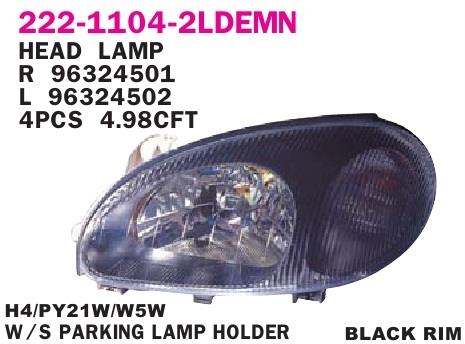 Depo 222-1104R-2LDEMN Headlight right 2221104R2LDEMN