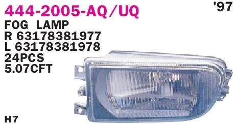 Depo 444-2005R-UQ Fog headlight, right 4442005RUQ