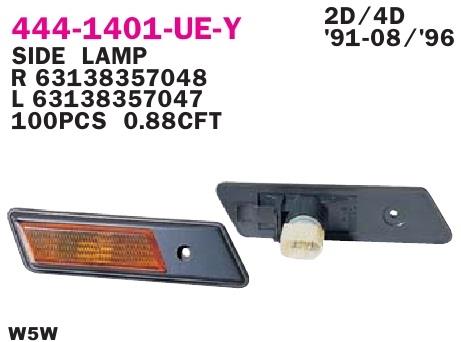 Depo 444-1401R-UE-Y Turn signal repeater right 4441401RUEY