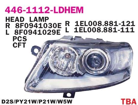 Depo 446-1112L-LDHEM Headlight left 4461112LLDHEM