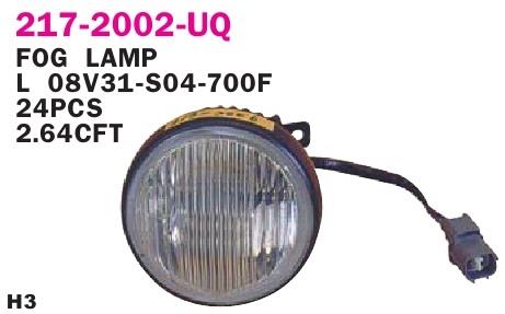 Depo 217-2002L-UQ Fog headlight, left 2172002LUQ
