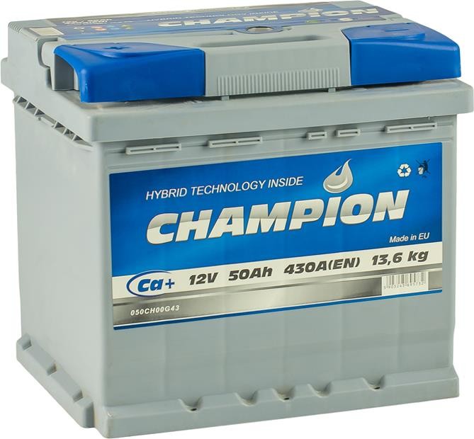Champion Battery CHG50-1 Battery Champion Battery 12V 50AH 430A(EN) L+ CHG501