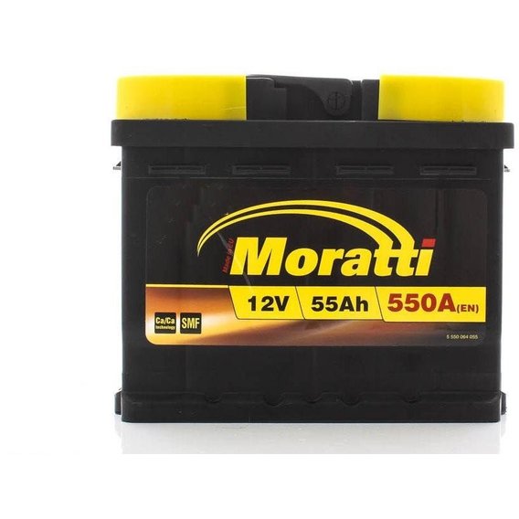 Moratti 5550064055 Battery Moratti 12V 55AH 550A(EN) L+ 5550064055