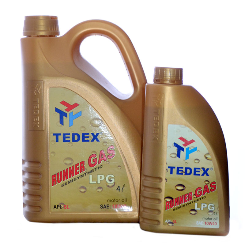 Tedex 5900481001422F Engine oil Tedex Runner Gas 10W-40, 4L + 1L 5900481001422F