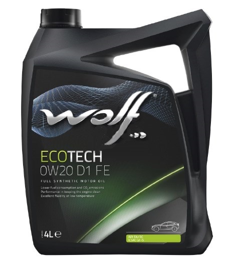 Wolf 8331749 Engine oil Wolf ECOTECH D1 FE 0W-20, 4L 8331749