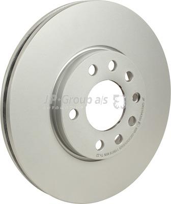 Front brake disc ventilated Jp Group 1263104300