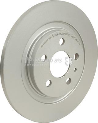 Rear brake disc, non-ventilated Jp Group 4163200300