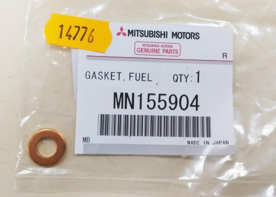 Mitsubishi MN155904 Fuel injector gasket MN155904